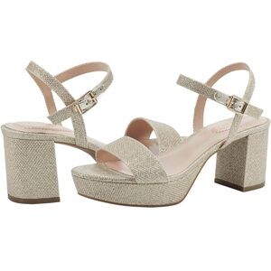 Bandolino Women’s Pennie Heeled Sandal, Size 9, Gold